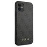 Guess GUHCN61G4GFGR iPhone 11 / Xr 6,1"szary/grey hard case 4G Metal Gold Logo na NearMe.pl