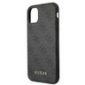 Guess GUHCN61G4GFGR iPhone 11 / Xr 6,1"szary/grey hard case 4G Metal Gold Logo na NearMe.pl