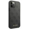 Guess GUHCP12LG4GFGR iPhone 12 Pro Max6,7" szary/grey hard case 4G Metal Gold Logo na NearMe.pl
