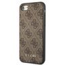 Guess GUHCI8G4GFBR iPhone SE 2022 / 2020 / 7 / 8 brązowy/brown hard case 4G Metal Gold Logo na NearMe.pl