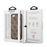 Guess GUHCI8G4GFBR iPhone SE 2022 / 2020 / 7 / 8 brązowy/brown hard case 4G Metal Gold Logo na NearMe.pl