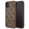 Guess GUHCN61G4GFBR iPhone 11 / Xr 6,1"brązowy/brown hard case 4G Metal Gold Logo na NearMe.pl