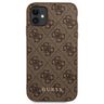 Guess GUHCN61G4GFBR iPhone 11 / Xr 6,1"brązowy/brown hard case 4G Metal Gold Logo na NearMe.pl