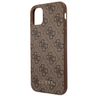 Guess GUHCN61G4GFBR iPhone 11 / Xr 6,1"brązowy/brown hard case 4G Metal Gold Logo na NearMe.pl