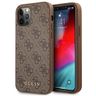 Guess GUHCP12MG4GFBR iPhone 12 / 12 Pro 6,1" brązowy/brown hard case 4G Metal Gold Logo na NearMe.pl