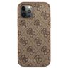 Guess GUHCP12MG4GFBR iPhone 12 / 12 Pro 6,1" brązowy/brown hard case 4G Metal Gold Logo na NearMe.pl