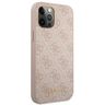 Guess GUHCP12MG4GFPI iPhone 12 / 12 Pro6,1" różowy/pink hard case 4G Metal Gold Logo na NearMe.pl