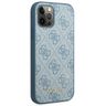 Guess GUHCP12MG4GFBL iPhone 12 / 12 Pro6,1" niebieski/blue hard case 4G Metal Gold Logo na NearMe.pl