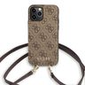 Guess GUHCP12MCB4GB iPhone 12 / 12 Pro 6,1" brązowy/brown hardcase 4G Crossbody Cardslot na NearMe.pl