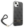 Guess GUOHCP14SH4STK iPhone 14 / 15 / 136.1" czarny/black hardcase 4G Print Strap na NearMe.pl