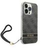 Guess GUOHCP14LH4STK iPhone 14 Pro 6,1" czarny/black hardcase 4G Print Strap na NearMe.pl