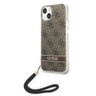Guess GUOHCP14SH4STW iPhone 14 / 15 / 136.1" brązowy/brown hardcase 4G Print Strap na NearMe.pl