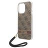 Guess GUOHCP14XH4STW iPhone 14 ProMax 6,7" brązowy/brown hardcase 4G Print Strap na NearMe.pl