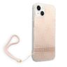 Guess GUOHCP14SH4STP iPhone 14 / 15 / 136.1" różowy/pink hardcase 4G Print Strap na NearMe.pl