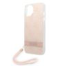 Guess GUOHCP14MH4STP iPhone 14 Plus / 15 Plus 6.7" różowy/pink hardcase 4G Print Strap na NearMe.pl