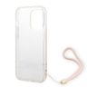 Guess GUOHCP14LH4STP iPhone 14 Pro 6,1" różowy/pink hardcase 4G Print Strap na NearMe.pl