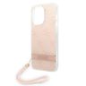 Guess GUOHCP14XH4STP iPhone 14 Pro Max6,7" różowy/pink hardcase 4G Print Strap na NearMe.pl