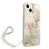 Guess GUOHCP14MHFLSU iPhone 14 Plus / 15 Plus 6.7" fioletowy/purple hardcase Flower Strap na NearMe.pl