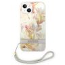 Guess GUOHCP14MHFLSU iPhone 14 Plus / 15 Plus 6.7" fioletowy/purple hardcase Flower Strap na NearMe.pl