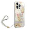Guess GUOHCP14LHFLSU iPhone 14 Pro 6,1" fioletowy/purple hardcase Flower Strap na NearMe.pl