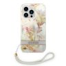 Guess GUOHCP14LHFLSU iPhone 14 Pro 6,1" fioletowy/purple hardcase Flower Strap na NearMe.pl