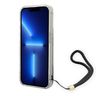 Guess GUOHCP14LHFLSB iPhone 14 Pro 6,1" niebieski/blue hardcase Flower Strap na NearMe.pl