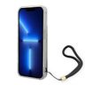 Guess GUOHCP14XHFLSB iPhone 14 Pro Max6,7" niebieski/blue hardcase Flower Strap na NearMe.pl