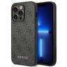 Guess GUHCP14LG4GFGR iPhone 14 Pro 6,1" szary/grey hard case 4G Metal Gold Logo na NearMe.pl