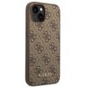 Guess GUHCP14SG4GFBR iPhone 14 / 15 / 136.1" brązowy/brown hard case 4G Metal Gold Logo na NearMe.pl