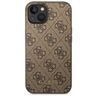 Guess GUHCP14MG4GFBR iPhone 14 Plus / 15 Plus 6.7" brązowy/brown hard case 4G Metal Gold Logo na NearMe.pl