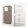 Guess GUHCP14LG4GFBR iPhone 14 Pro 6,1" brązowy/brown hard case 4G Metal Gold Logo na NearMe.pl