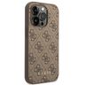 Guess GUHCP14XG4GFBR iPhone 14 Pro Max6,7" brązowy/brown hard case 4G Metal Gold Logo na NearMe.pl