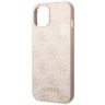 Guess GUHCP14MG4GFPI iPhone 14 Plus / 15 Plus 6.7" różowy/pink hard case 4G Metal Gold Logo na NearMe.pl
