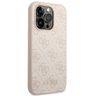 Guess GUHCP14XG4GFPI iPhone 14 Pro Max 6,7" różowy/pink hard case 4G Metal Gold Logo na NearMe.pl