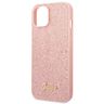 Guess GUHCP14MHGGSHP iPhone 14 Plus/ 15 Plus 6.7" różowy/pink hard case Glitter Script na NearMe.pl