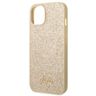 Guess GUHCP14MHGGSHD iPhone 14 Plus / 15 Plus 6.7" złoty/gold hard case Glitter Script na NearMe.pl