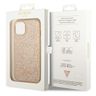 Guess GUHCP14MHGGSHD iPhone 14 Plus / 15 Plus 6.7" złoty/gold hard case Glitter Script na NearMe.pl