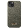 Guess GUHCP14SHGGSHN iPhone 14 / 15 / 136.1" zielony/green hard case Glitter Script na NearMe.pl