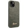 Guess GUHCP14SHGGSHN iPhone 14 / 15 / 136.1" zielony/green hard case Glitter Script na NearMe.pl