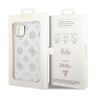 Guess GUHCP14MHTPPTH iPhone 14 Plus/ 15 Plus 6.7" przezroczysty/transparent hard case Peony Glitter na NearMe.pl