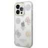 Guess GUHCP14LHTPPTH iPhone 14 Pro6,1" przezroczysty/transparent hard case Peony Glitter na NearMe.pl