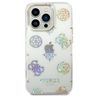 Guess GUHCP14LHTPPTH iPhone 14 Pro6,1" przezroczysty/transparent hard case Peony Glitter na NearMe.pl