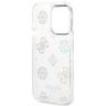 Guess GUHCP14LHTPPTH iPhone 14 Pro6,1" przezroczysty/transparent hard case Peony Glitter na NearMe.pl