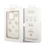 Guess GUHCP14LHTPPTH iPhone 14 Pro6,1" przezroczysty/transparent hard case Peony Glitter na NearMe.pl