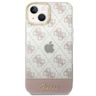 Guess GUHCP14MHG4MHP iPhone 14 Plus/ 15 Plus 6.7" różowy/pink hardcase 4G Pattern Script na NearMe.pl