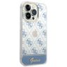 Guess GUHCP14LHG4MHB iPhone 14 Pro6,1" niebieski/blue hardcase 4G Pattern Script na NearMe.pl