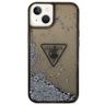 Guess GUHCP14MLFCTPK iPhone 14 Plus/ 15 Plus 6.7" czarny/black hardcase Liquid Glitter Palm Collection na NearMe.pl