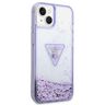 Guess GUHCP14SLFCTPU iPhone 14 / 15 / 136.1" fioletowy/purple hardcase Liquid Glitter Palm Collection na NearMe.pl