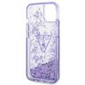 Guess GUHCP14SLFCTPU iPhone 14 / 15 / 136.1" fioletowy/purple hardcase Liquid Glitter Palm Collection na NearMe.pl