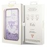 Guess GUHCP14SLFCTPU iPhone 14 / 15 / 136.1" fioletowy/purple hardcase Liquid Glitter Palm Collection na NearMe.pl